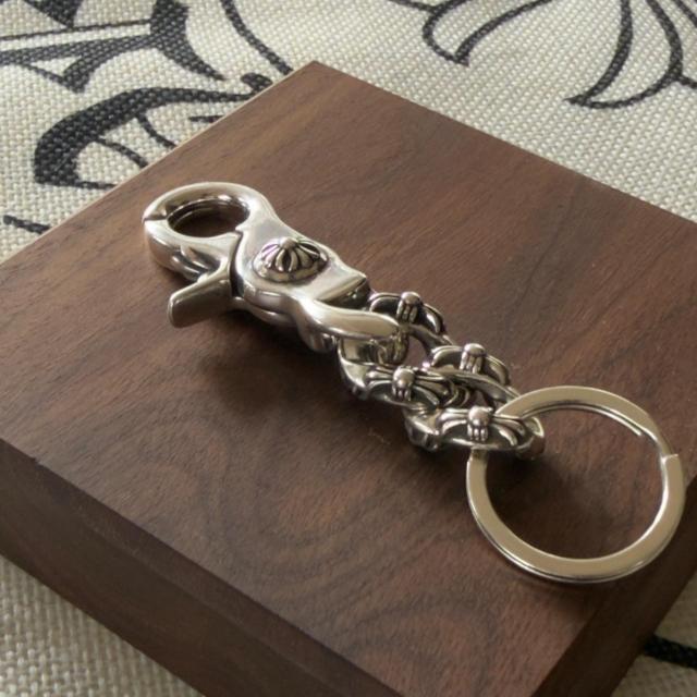 シルバーデザイン キーチェーン フローラルクロスモチーフ メンズ レディース アクセサリー < ブランド シルバーデザイン キーチェーン フローラルクロスモチーフ メンズ レディース アクセサリー < ブランドの