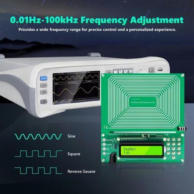 �V���[�}���g������ 7.83Hz �����g/���`�g 0.01Hz-100kHz DC5V 3.5mm�o�� �� �w���X/�r���[�e�B�[�� 