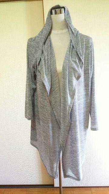 ★大きいサイズ★薄手のフード付きトッパー★4L★ < 女性ファッション  ★大きいサイズ★薄手のフード付きトッパー★4L★ < 女性ファッションの