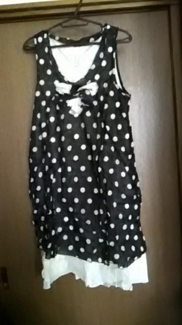 1.新品*ドット柄*ワンピース < 女性ファッション  1.新品*ドット柄*ワンピース  < 女性ファッションの