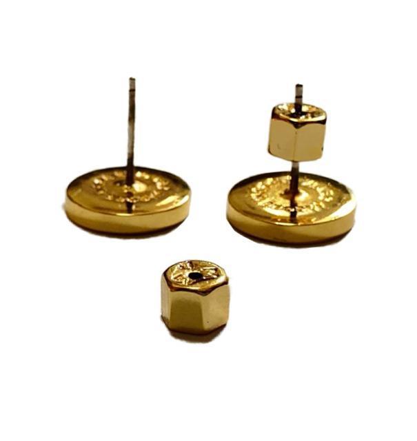 マークバイマークジェイコブスMARCJACOBS◎ブラック×ゴールド◎ラウンドピアス◎新品 < ブランド マークバイマークジェイコブスMARCJACOBS◎ブラック×ゴールド◎ラウンドピアス◎新品 < ブランドの