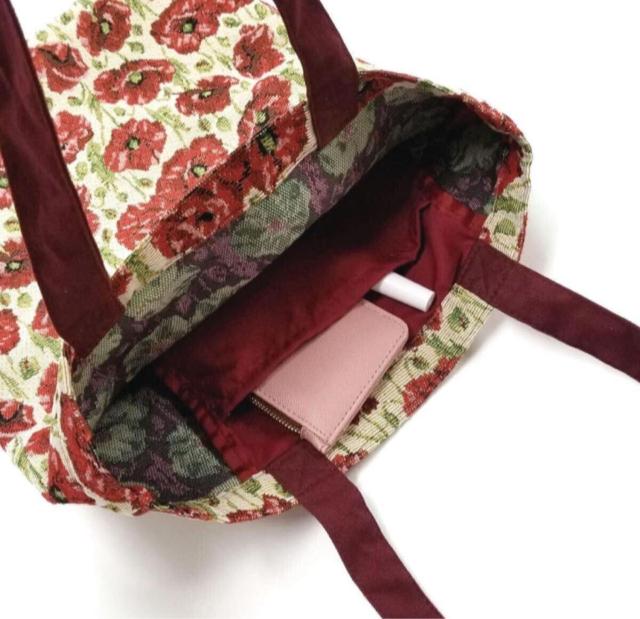 送料無料!お洒落なレトロアンティーク調フラワー柄ゴブラン織り!肩掛け縦型 トートバッグ(画像から)1個2,200円が < 女性ファッション  送料無料!お洒落なレトロアンティーク調フラワー柄ゴブラン織り!肩掛け縦型 トートバッグ(画像から)1個2,200円が < 女性ファッションの