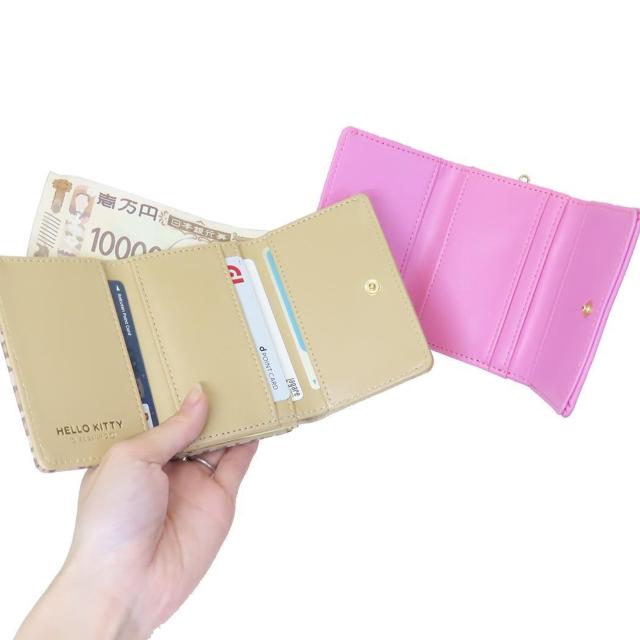 キティ財布 口金 がま口 三つ折り キティ 財布 サンリオ レオパード ピンク < 女性ファッション キティ財布 口金 がま口 三つ折り キティ 財布 サンリオ レオパード ピンク < 女性ファッションの