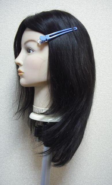 新品 人毛 ウィッグ 人工皮膚付き 自然色30p Mサイズ < 女性ファッション  新品 人毛 ウィッグ 人工皮膚付き 自然色30p Mサイズ < 女性ファッションの