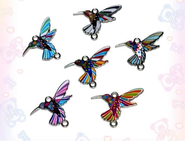 3127 ハチドリのチャーム 6個入り 裏面は銀色 金属チャーム プリントパーツ < ペット/手芸/園芸 3127 ハチドリのチャーム 6個入り 裏面は銀色 金属チャーム プリントパーツ < ペット/手芸/園芸の
