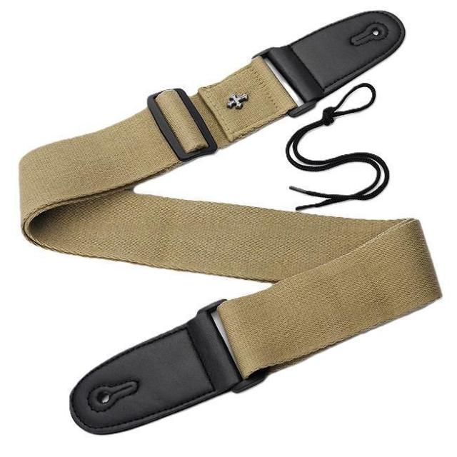 クロスモチーフ 十字架 ギター ストラップ エレキギター アコースティックギター アコギ フォークギター ベース ベージュ色 < ホビー クロスモチーフ 十字架 ギター ストラップ エレキギター アコースティックギター アコギ フォークギター ベース ベージュ色 < ホビーの