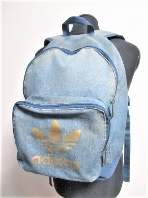 ☆adidas アディダス ヴィンテージ加工 デニム リュック/バックパック☆希少モデル < ブランド ☆adidas アディダス ヴィンテージ加工 デニム リュック/バックパック☆希少モデル < ブランドの