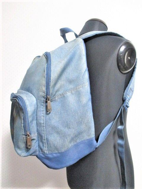 ☆adidas アディダス ヴィンテージ加工 デニム リュック/バックパック☆希少モデル < ブランド ☆adidas アディダス ヴィンテージ加工 デニム リュック/バックパック☆希少モデル < ブランドの