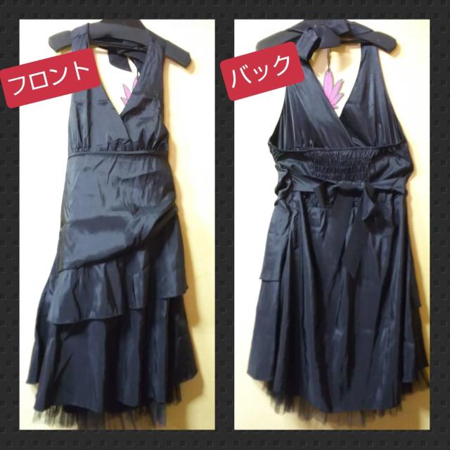 GOLD JAPAN★新品★ホルターネックの裾レースドレープワンピ < 女性ファッション  GOLD JAPAN★新品★ホルターネックの裾レースドレープワンピ  < 女性ファッションの