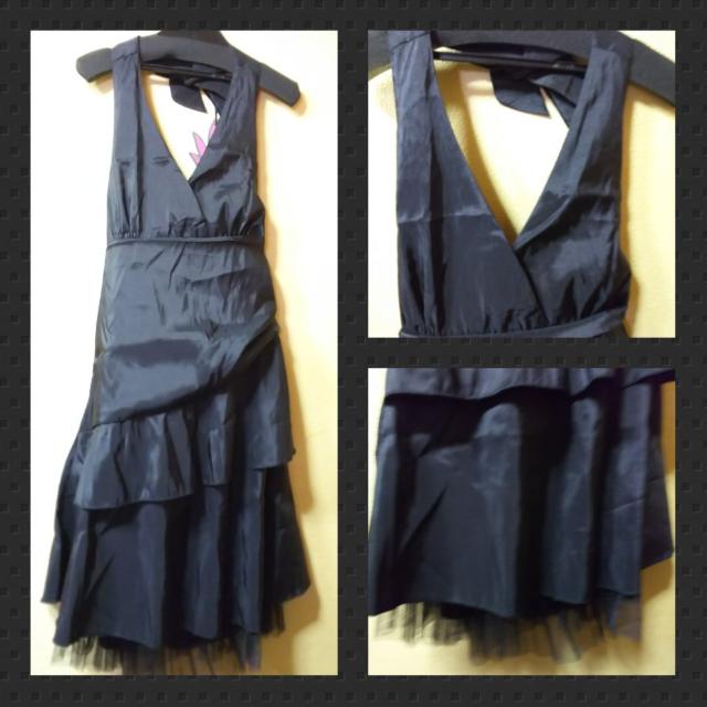 GOLD JAPAN★新品★ホルターネックの裾レースドレープワンピ < 女性ファッション  GOLD JAPAN★新品★ホルターネックの裾レースドレープワンピ < 女性ファッションの