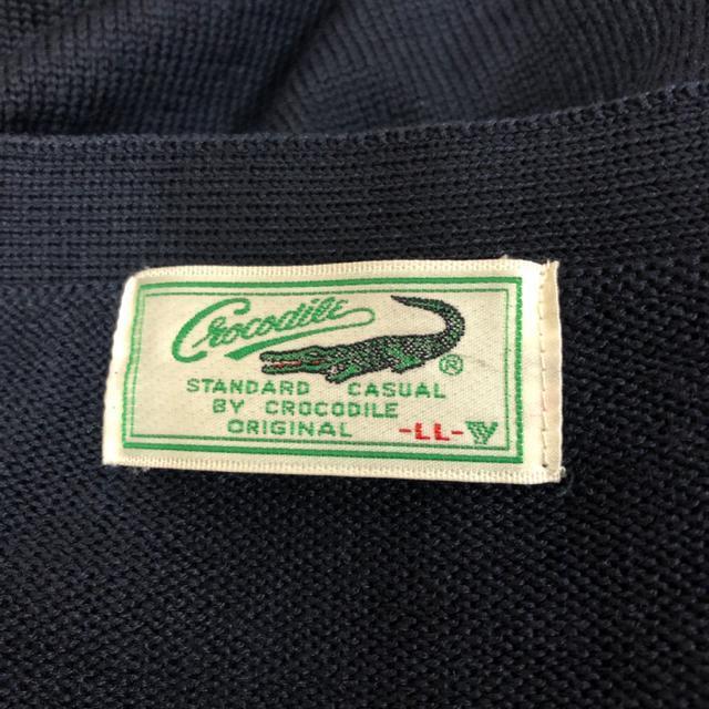 即決 crocodile クロコダイル カーディガン LL ネイビー < ブランド  即決 crocodile クロコダイル カーディガン LL ネイビー < ブランドの