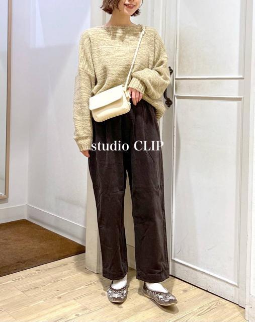 新品 studio CLIP★ミックスヤーントップス < 女性ファッション  新品 studio CLIP★ミックスヤーントップス < 女性ファッションの