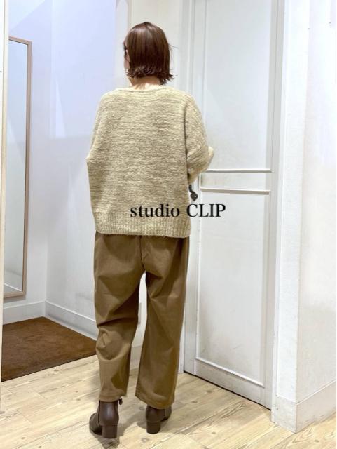 新品 studio CLIP★ミックスヤーントップス < 女性ファッション  新品 studio CLIP★ミックスヤーントップス < 女性ファッションの