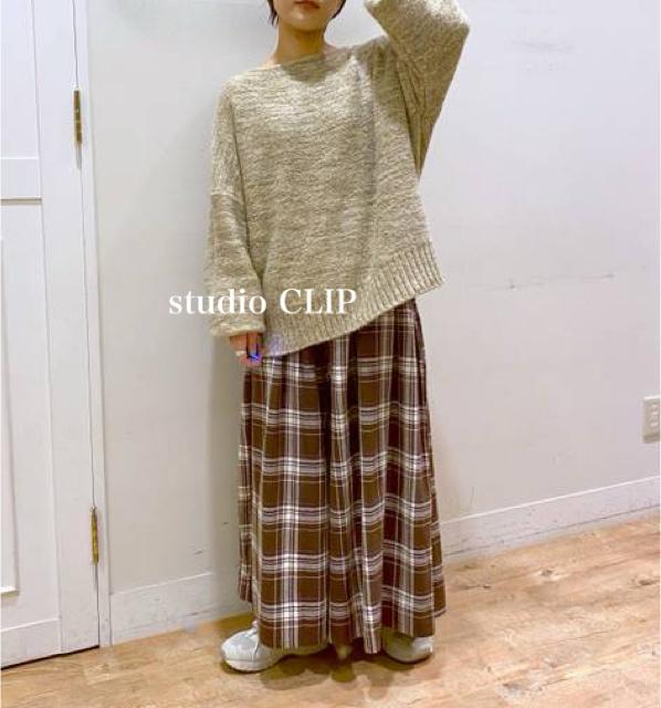 新品 studio CLIP★ミックスヤーントップス < 女性ファッション  新品 studio CLIP★ミックスヤーントップス < 女性ファッションの