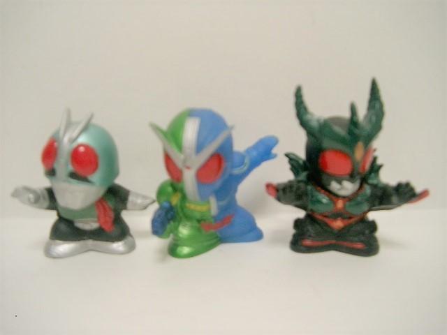 ◎特撮ソフビ指人形 9体/ゴジラ/仮面ライダー/目玉おやじ/戦隊 < ホビー  ◎特撮ソフビ指人形 9体/ゴジラ/仮面ライダー/目玉おやじ/戦隊 < ホビーの