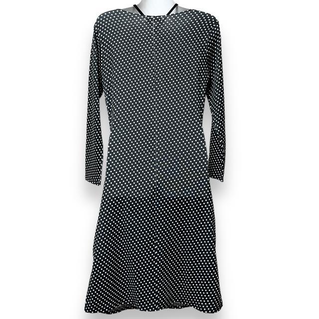 【新品/ellerie】胸元カシュクールドット柄ワンピース < ブランド  【新品/ellerie】胸元カシュクールドット柄ワンピース < ブランドの