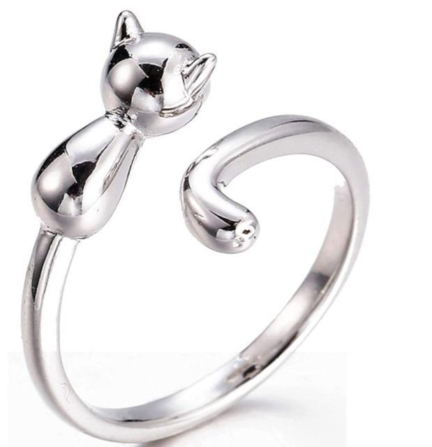 シルバー925 フリーサイズ 可愛いネコちゃん < 男性アクセサリー/時計  シルバー925 フリーサイズ 可愛いネコちゃん  < 男性アクセサリー/時計の