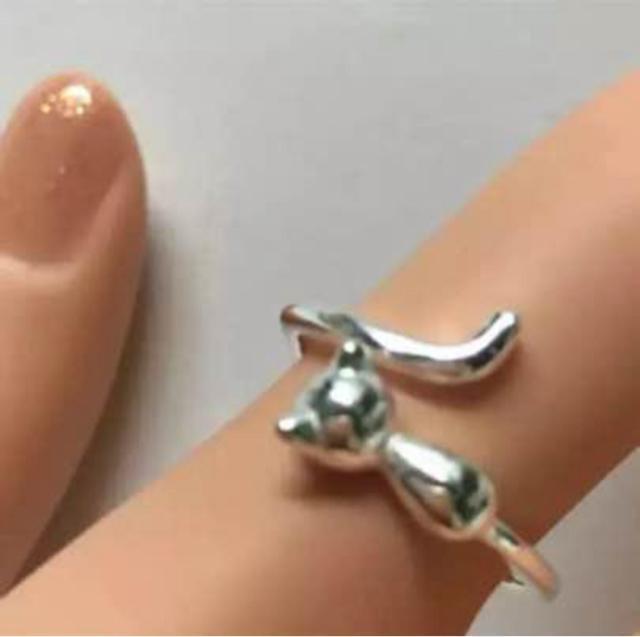 シルバー925 フリーサイズ 可愛いネコちゃん < 男性アクセサリー/時計  シルバー925 フリーサイズ 可愛いネコちゃん < 男性アクセサリー/時計の