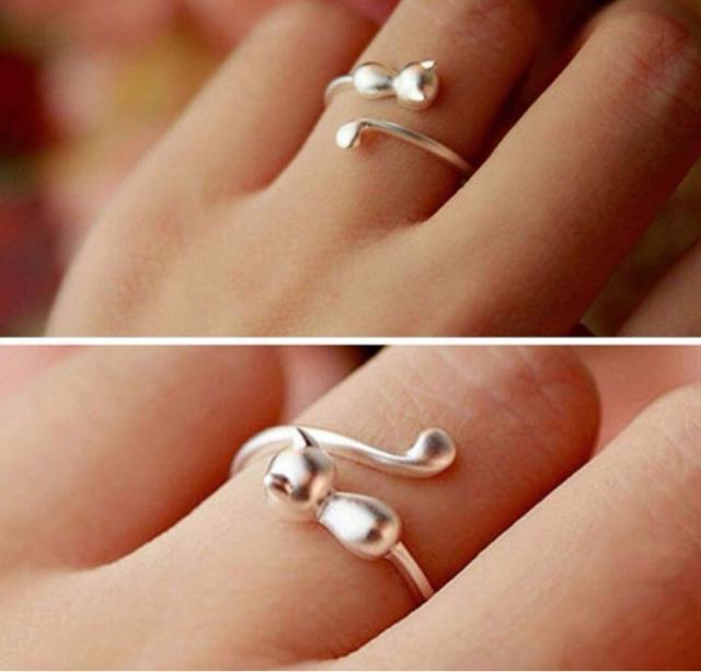 シルバー925 フリーサイズ 可愛いネコちゃん < 男性アクセサリー/時計  シルバー925 フリーサイズ 可愛いネコちゃん < 男性アクセサリー/時計の