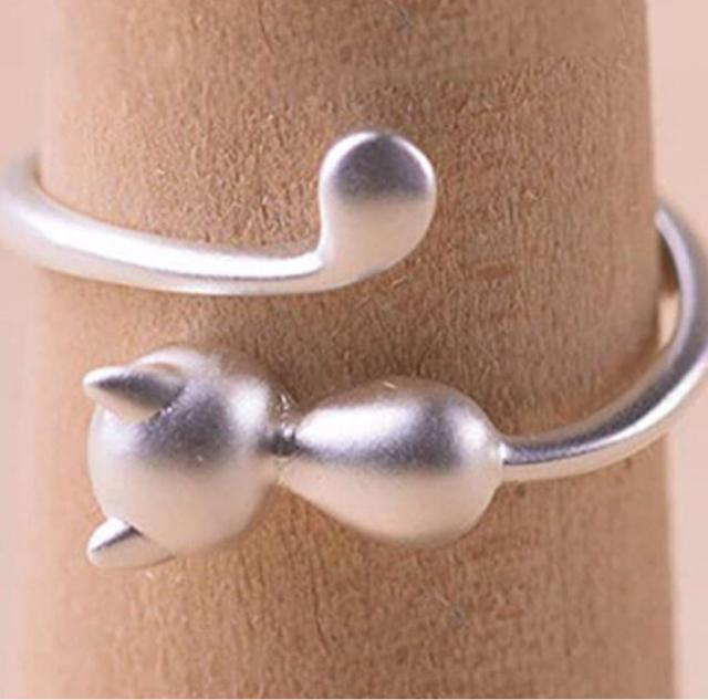 シルバー925 フリーサイズ 可愛いネコちゃん < 男性アクセサリー/時計  シルバー925 フリーサイズ 可愛いネコちゃん < 男性アクセサリー/時計の