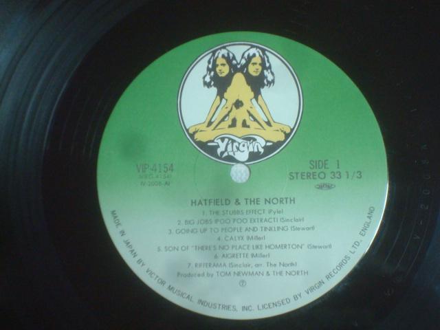 Tisamej / nbgtB[hUEm[XiHATFIELD & THE NORTHj ѕtLP  CD/DVD/rfI 