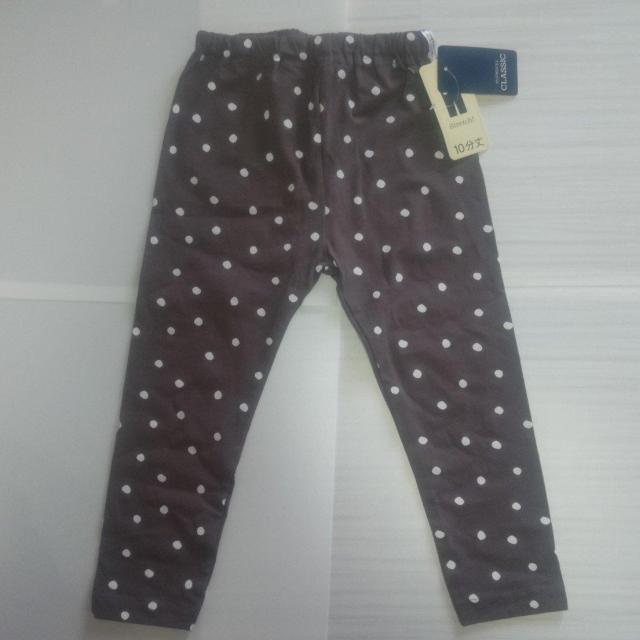 新品タグ付き ドット柄レギンス 10分丈 サイズ95 送料無料 < キッズ/ベビー  新品タグ付き ドット柄レギンス 10分丈 サイズ95 送料無料 < キッズ/ベビーの