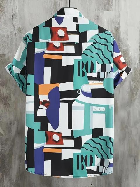 爆ヤス価格990円★メンズ半袖ボタンアップラペルシャツ、ハワイアンスタイル USAサイズS(日本サイズL相当) < 男性ファッション 爆ヤス価格990円★メンズ半袖ボタンアップラペルシャツ、ハワイアンスタイル USAサイズS(日本サイズL相当) < 男性ファッションの