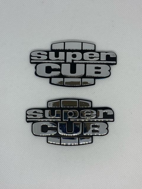 スーパーカブ エンブレム 左右セット ドレスアップ デコ CUB アクセサリー 昭和レトロ < 自動車/バイク スーパーカブ エンブレム 左右セット ドレスアップ デコ CUB アクセサリー 昭和レトロ < 自動車/バイク