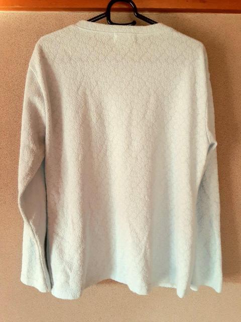 VENTVIOLET 大きいサイズ L カーディガン カットソー トップス 水色 ライトブルー 長袖 レディース 洋服 ブラウス < 女性ファッション VENTVIOLET 大きいサイズ L カーディガン カットソー トップス 水色 ライトブルー 長袖 レディース 洋服 ブラウス < 女性ファッションの