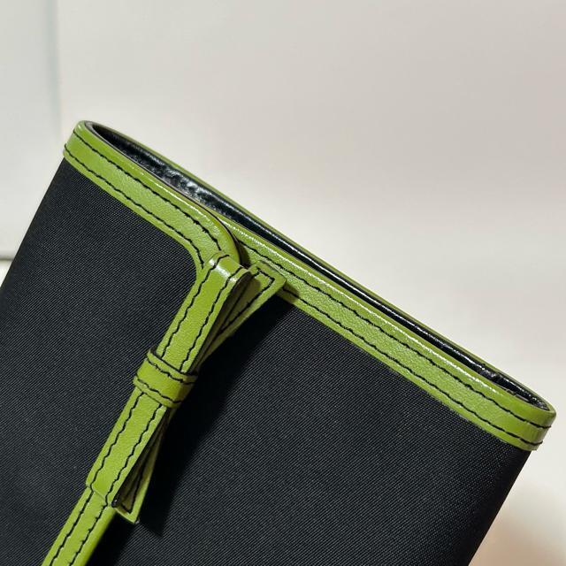 美品 PRADA プラダ テスートナイロン レザー リボン 三つ折り 財布 札入れ 小銭入れ カード入れ ブラック < ブランド 美品 PRADA プラダ テスートナイロン レザー リボン 三つ折り 財布 札入れ 小銭入れ カード入れ ブラック < ブランドの