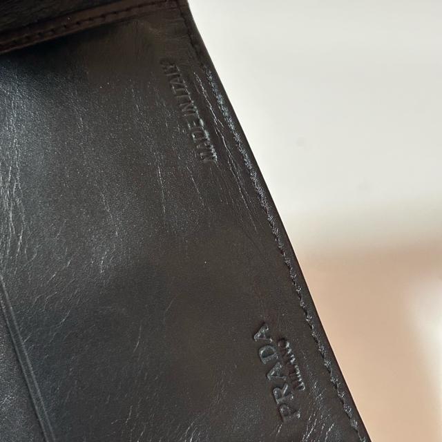 美品 PRADA プラダ テスートナイロン レザー リボン 三つ折り 財布 札入れ 小銭入れ カード入れ ブラック < ブランド 美品 PRADA プラダ テスートナイロン レザー リボン 三つ折り 財布 札入れ 小銭入れ カード入れ ブラック < ブランドの