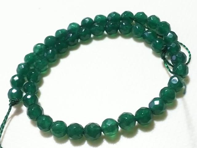 天然石★グリーンオニキス 4mm64面カット 半連 < 女性アクセサリー/時計 天然石★グリーンオニキス 4mm64面カット 半連 < 女性アクセサリー/時計の