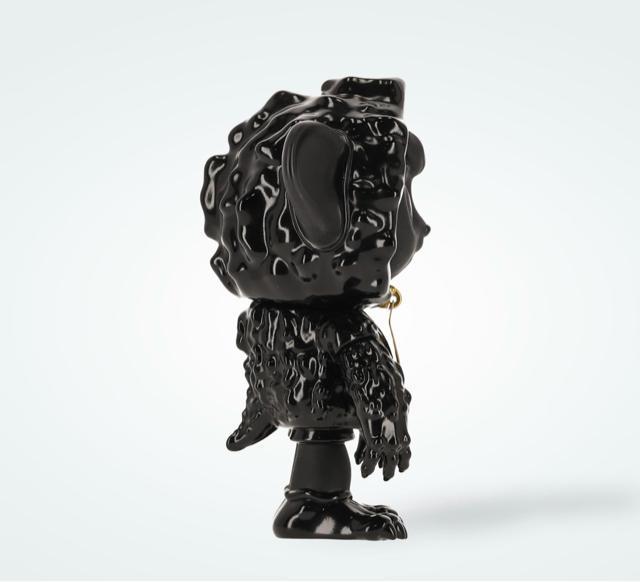 SEVESKIG \ Bitter Melon Monster Leo soft vinyl figure "BLACK" �� �z�r�[�� 