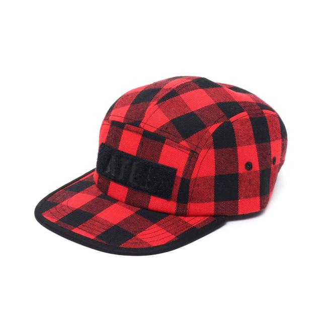 新品 アトモス ATMOS LAB ブロックチェック柄 キャップ 赤黒 < ブランド 新品 アトモス ATMOS LAB ブロックチェック柄 キャップ 赤黒 < ブランドの