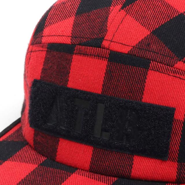 新品 アトモス ATMOS LAB ブロックチェック柄 キャップ 赤黒 < ブランド 新品 アトモス ATMOS LAB ブロックチェック柄 キャップ 赤黒 < ブランドの