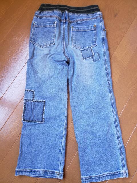 ☆新品同様☆リオ横山CRTnavey☆ウエストリブジーンズ☆130 < キッズ/ベビー ☆新品同様☆リオ横山CRTnavey☆ウエストリブジーンズ☆130 < キッズ/ベビーの