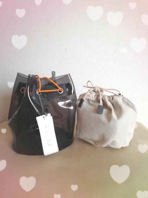 新品☆アームインアーム*クリア巾着バッグ < 女性ファッション 新品☆アームインアーム*クリア巾着バッグ < 女性ファッションの