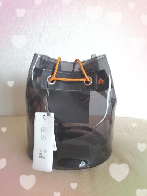 新品☆アームインアーム*クリア巾着バッグ < 女性ファッション 新品☆アームインアーム*クリア巾着バッグ < 女性ファッションの