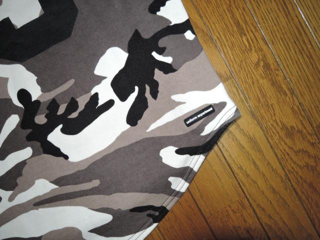 uniform experimen 7分丈 スウェット調 カットソー 2 カモ迷彩柄 フットボール ロンTシャツ SOPHNET. < ブランド  uniform experimen 7分丈 スウェット調 カットソー 2 カモ迷彩柄 フットボール ロンTシャツ SOPHNET. < ブランドの