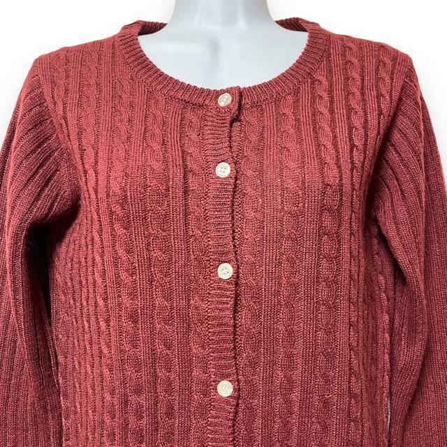 【新品/ehka sopo】フロントケーブル編み☆ニットカーディガン < 女性ファッション  【新品/ehka sopo】フロントケーブル編み☆ニットカーディガン < 女性ファッションの