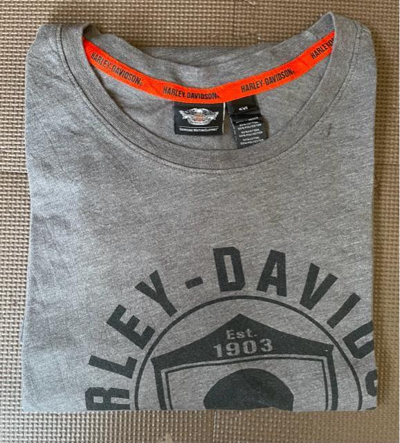 HARLEY-DAVIDSON ハーレー 半袖Tシャツ 5XL (男女兼用) ダークグレー ゆるダボ ビッグT MEXICO 製 < 男性ファッション  HARLEY-DAVIDSON ハーレー 半袖Tシャツ 5XL (男女兼用) ダークグレー ゆるダボ ビッグT MEXICO 製 < 男性ファッションの