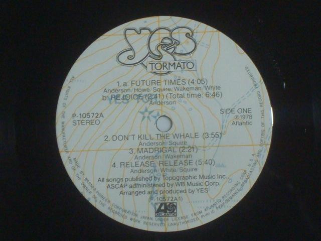 トーマト(TORMATO) / イエス(YES) 帯付LP < CD/DVD/ビデオ  トーマト(TORMATO) / イエス(YES) 帯付LP < CD/DVD/ビデオの