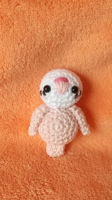 インコ編みぐるみマグネット(ピンク) < ペット/手芸/園芸  インコ編みぐるみマグネット(ピンク)  < ペット/手芸/園芸の