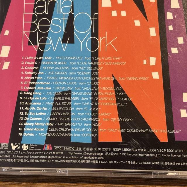�yFANIA ~BEST of New York~�zV2CP-5001 �� CD/DVD/�r�f�I�� 