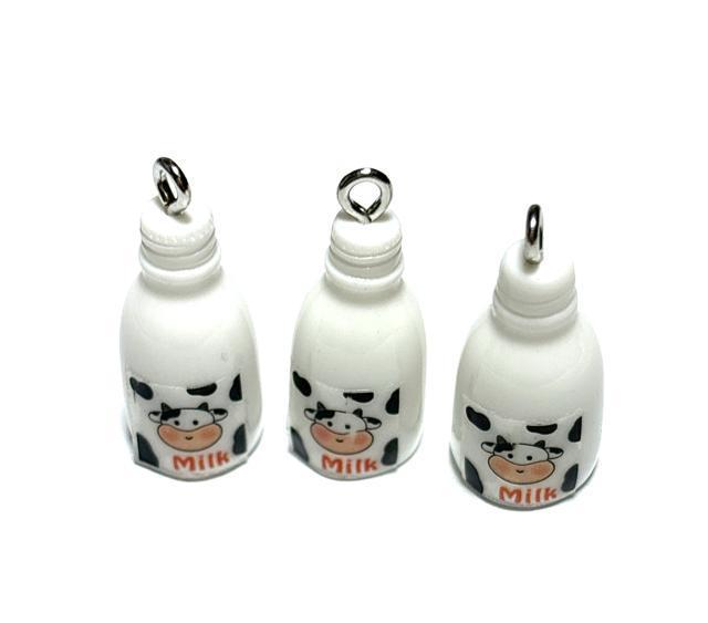 605 牛乳ビンの樹脂チャーム Bタイプ 3個 パーツ◯ < ペット/手芸/園芸 605 牛乳ビンの樹脂チャーム Bタイプ 3個 パーツ◯ < ペット/手芸/園芸の