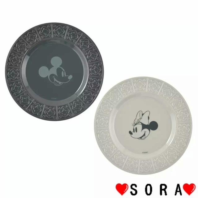 【ディズニーストア購入】2025年♪ミッキー&ミニー 割れにくい タイル柄 メラミン 皿/プレート 2枚組セット < おもちゃ 【ディズニーストア購入】2025年♪ミッキー&ミニー 割れにくい タイル柄 メラミン 皿/プレート 2枚組セット < おもちゃの