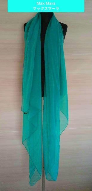 国内百貨店正規購入■Max Mara■マックスマーラ■シルク大判ストール/スカーフ■シルク%■絹100%■エメラルドグリーン < ブランド 国内百貨店正規購入■Max Mara■マックスマーラ■シルク大判ストール/スカーフ■シルク%■絹100%■エメラルドグリーン < ブランドの