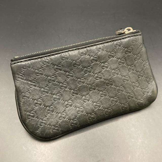 即決 GUCCI グッチシマ コインケース 小銭入れ ブラック < ブランド 即決 GUCCI グッチシマ コインケース 小銭入れ ブラック < ブランドの