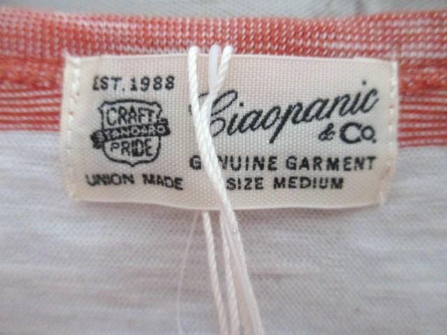 ☆Ciaopanic/チャオパニック ボーダー柄 7分袖 Tシャツ/メンズ/M☆新品 < ブランド ☆Ciaopanic/チャオパニック ボーダー柄 7分袖 Tシャツ/メンズ/M☆新品 < ブランドの