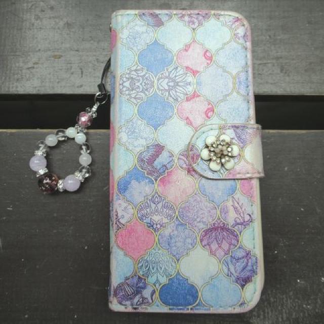 蓄光*ホタルガラスxローズクォーツxアメジストストラップ < 家電/AV 蓄光*ホタルガラスxローズクォーツxアメジストストラップ < 家電/AVの